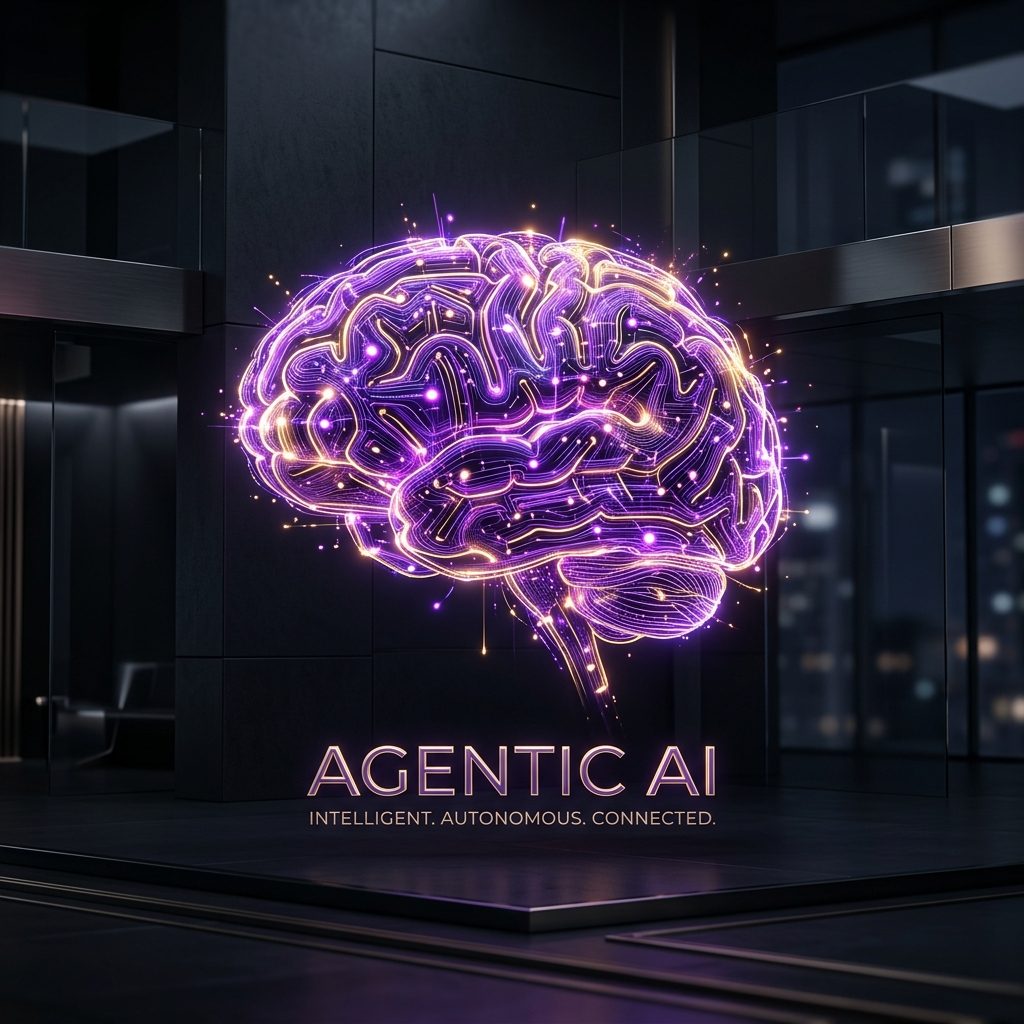 Agentic AI Hero Illustration
